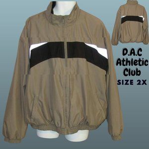 D.A.C Athletic Club Men's Tan Jacket Size XXL